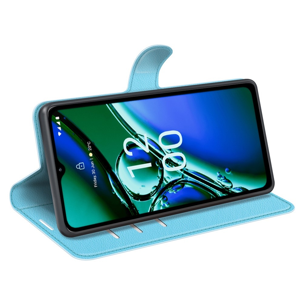 Litchi könyvtáska Nokia G42 készülékhez - kék