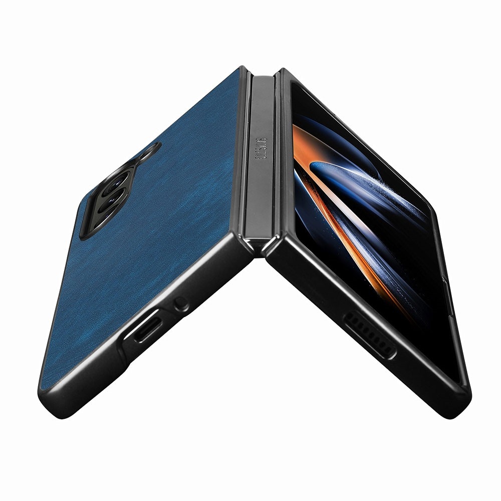 Vintage műanyag tok a Samsung Galaxy Z Fold5 5G készülékhez - kék