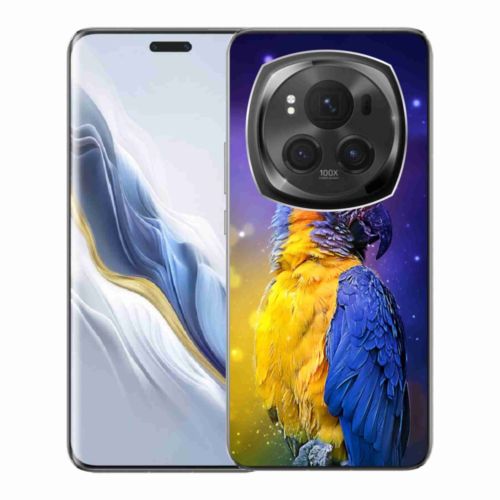 Gél tok mmCase a Honor Magic 6 Pro 5G készülékhez - papagáj ara 1