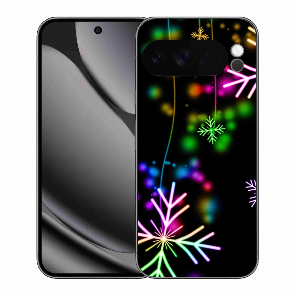 Zselés borítás mmCase a Google Pixel 10 Pro XL-hez - színes pelyhekkel