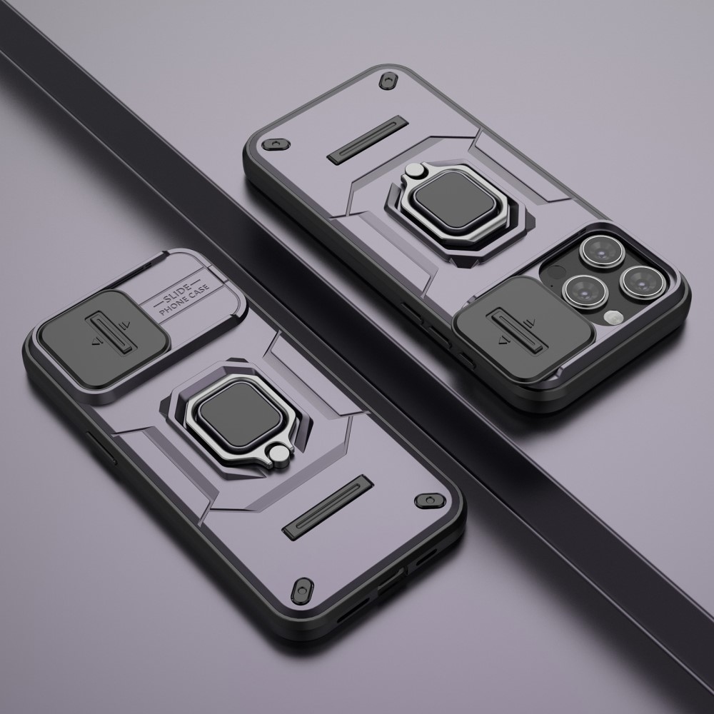 Ütésálló borítás iPhone 15 Pro készülékhez - lila