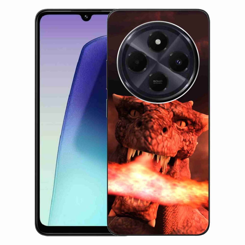 Gél borítás mmCase a Xiaomi Redmi 14C/Poco C75-hez - sárkány