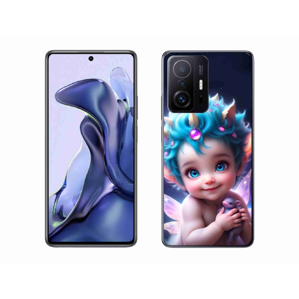 Gél borítás mmCase a Xiaomi 11T Pro számára - baba pillangószárnyakkal