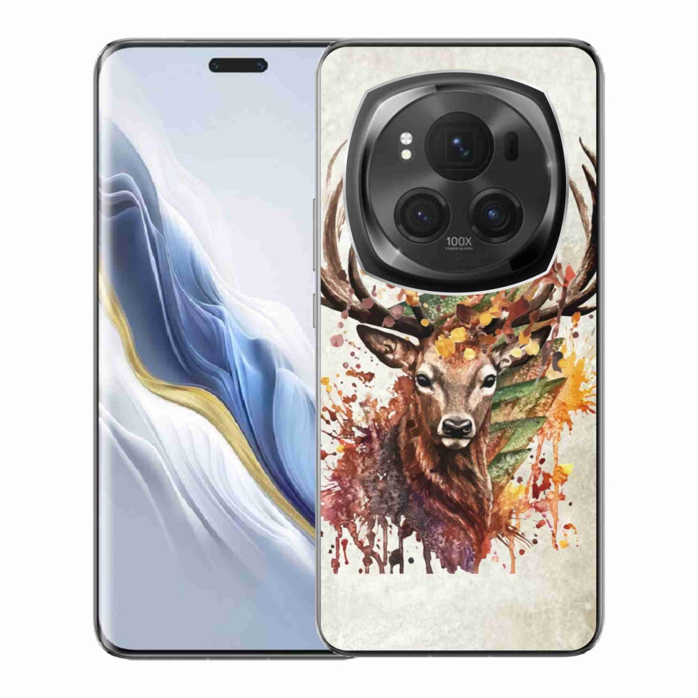 Gél tok mmCase a Honor Magic 6 Pro 5G számára - szarvas 1