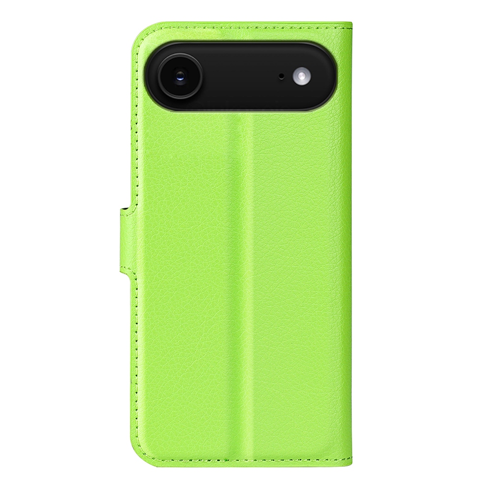 Litchi könyvtáska iPhone 17 Air készülékhez - zöld
