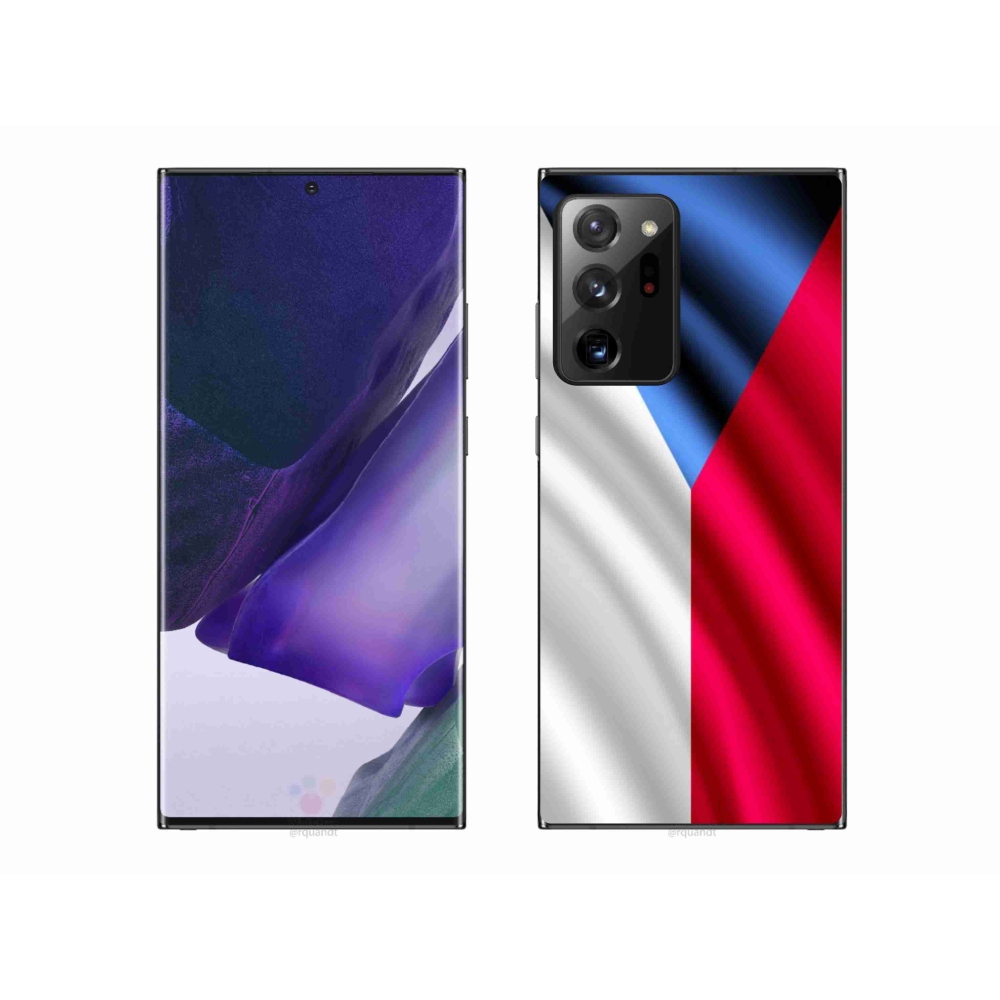 Gél védőhuzat mmCase Samsung Galaxy Note 20 Ultra - cseh zászlóhoz
