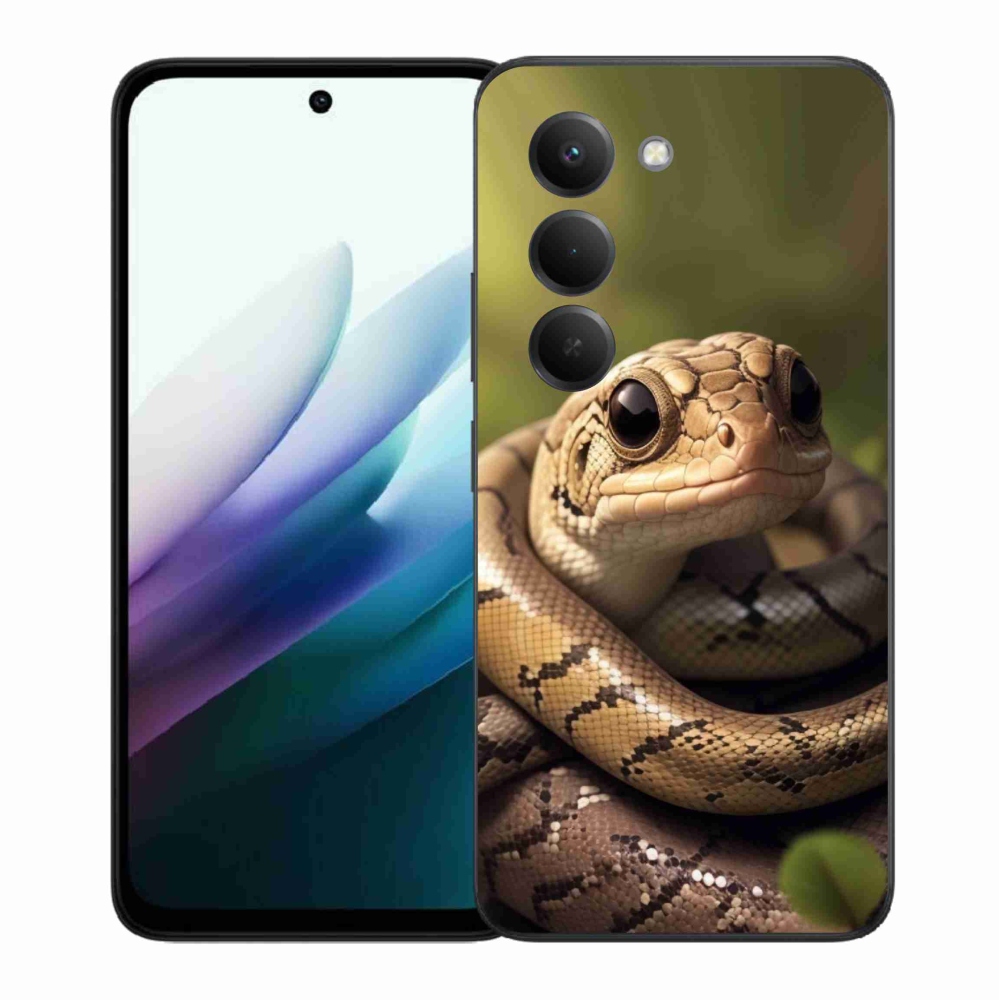 Gél borító mmCase a Xiaomi Redmi 15 4G/5G (171mm) - kígyó 1