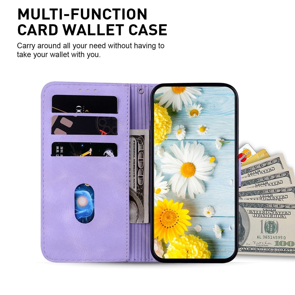 Lily könyv tok Xiaomi Redmi 15C 4G/5G (173mm) - lila