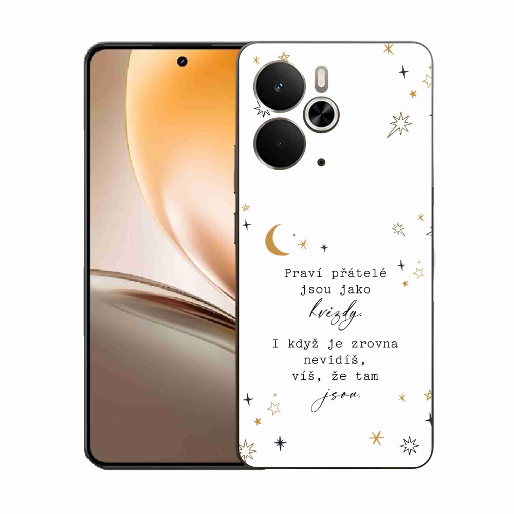 Gél borítás mmCase a Realme 14 5G - idézet 6 fehér háttérrel