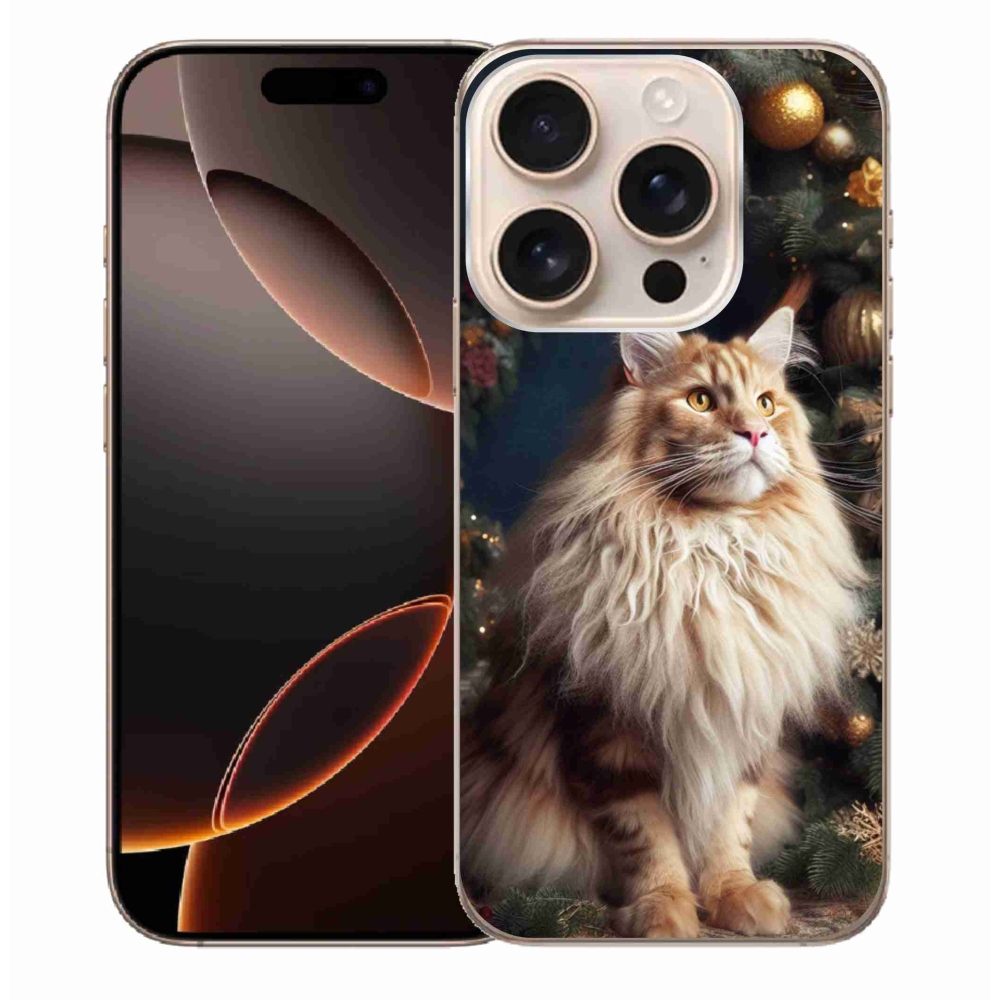 Zselés borítás mmCase iPhone 16 Pro Max készülékhez - macska a fánál