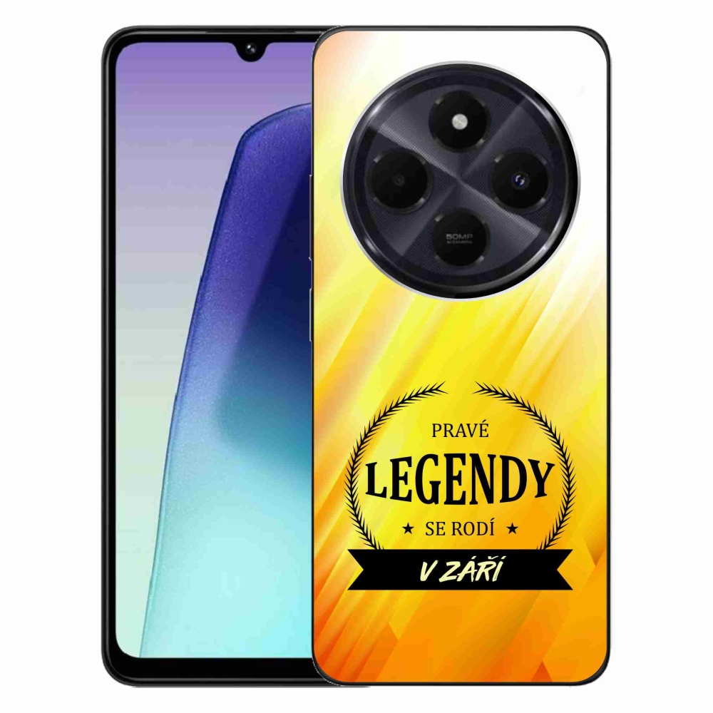 Gél borítás mmCase a Xiaomi Redmi 14C/Poco C75-hez - Legendák szeptemberben sárga háttérrel