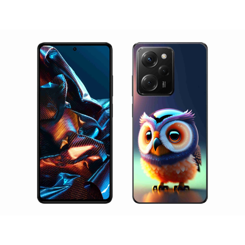 Gél borítás mmCase a Xiaomi Poco X5 Pro 5G számára - bagoly