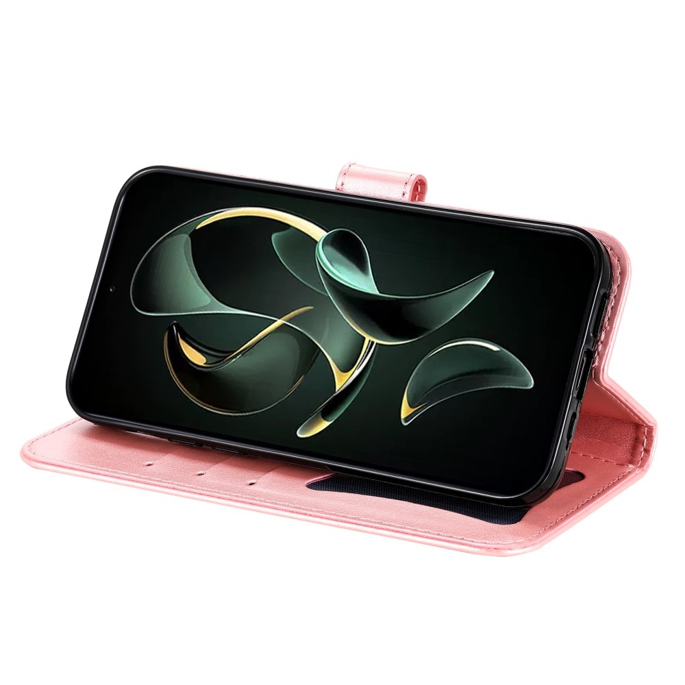 Mandala könyvtáska Xiaomi 13T/13T Pro készülékhez - rózsaszín
