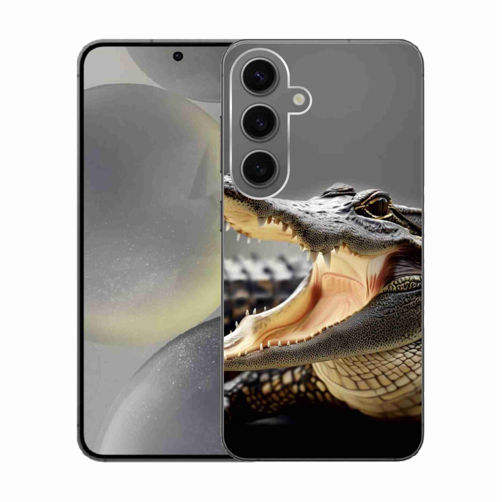 Zselés borítás mmCase Samsung Galaxy S24 készülékhez - krokodil
