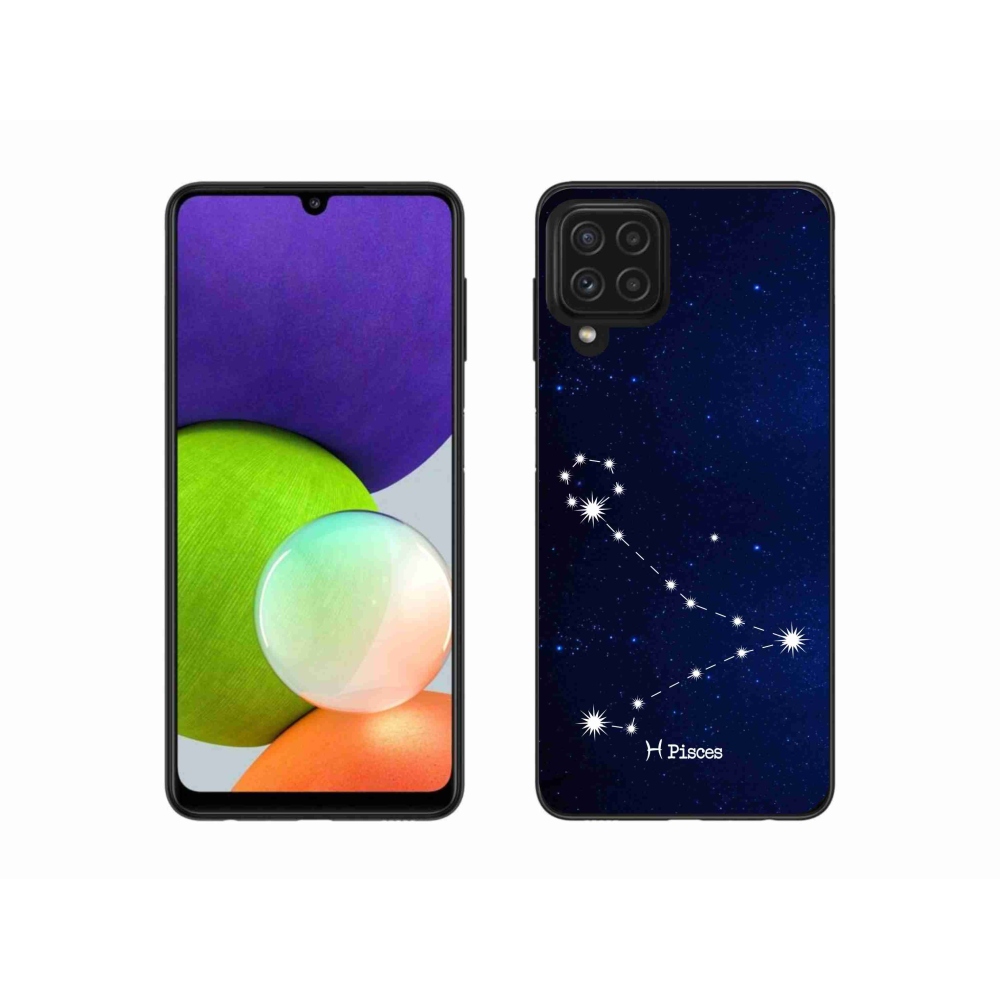 Gél borítás mmCase Samsung Galaxy A22 4G - csillagkép Halakhoz