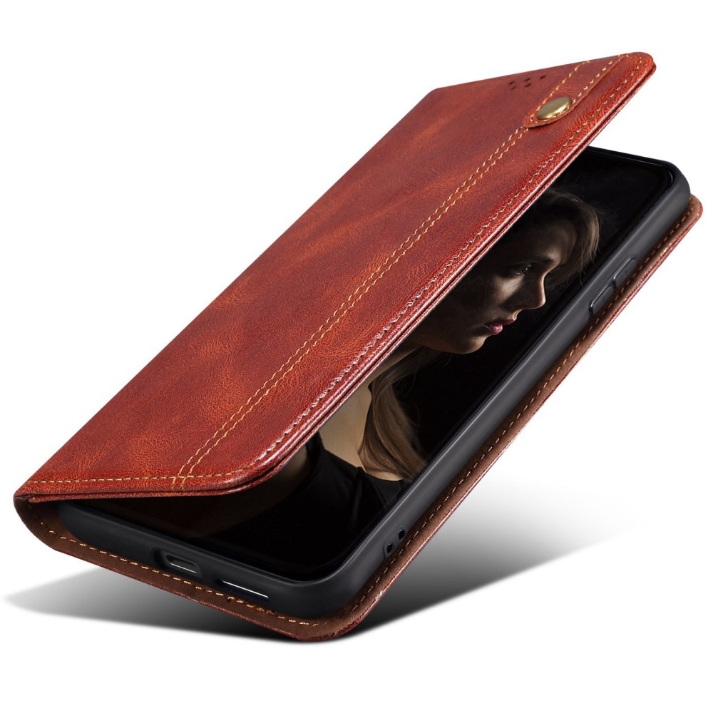 Viaszos könyvtáska Xiaomi 15 Ultra - barna