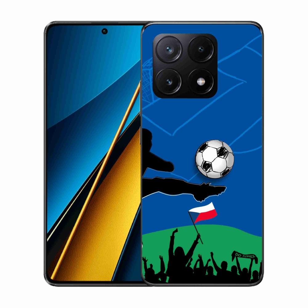 Gél borítás mmCase a Xiaomi Poco X6 Pro 5G-hez - futballszurkolóknak
