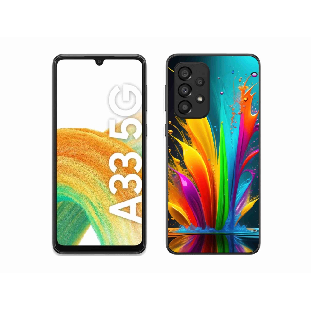 Gél borítás mmCase Samsung Galaxy A33 5G - absztrakt motívum 1