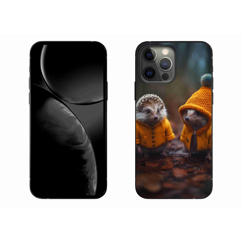 Zselés borítás mmCase iPhone 13 Pro Max készülékhez - sünök