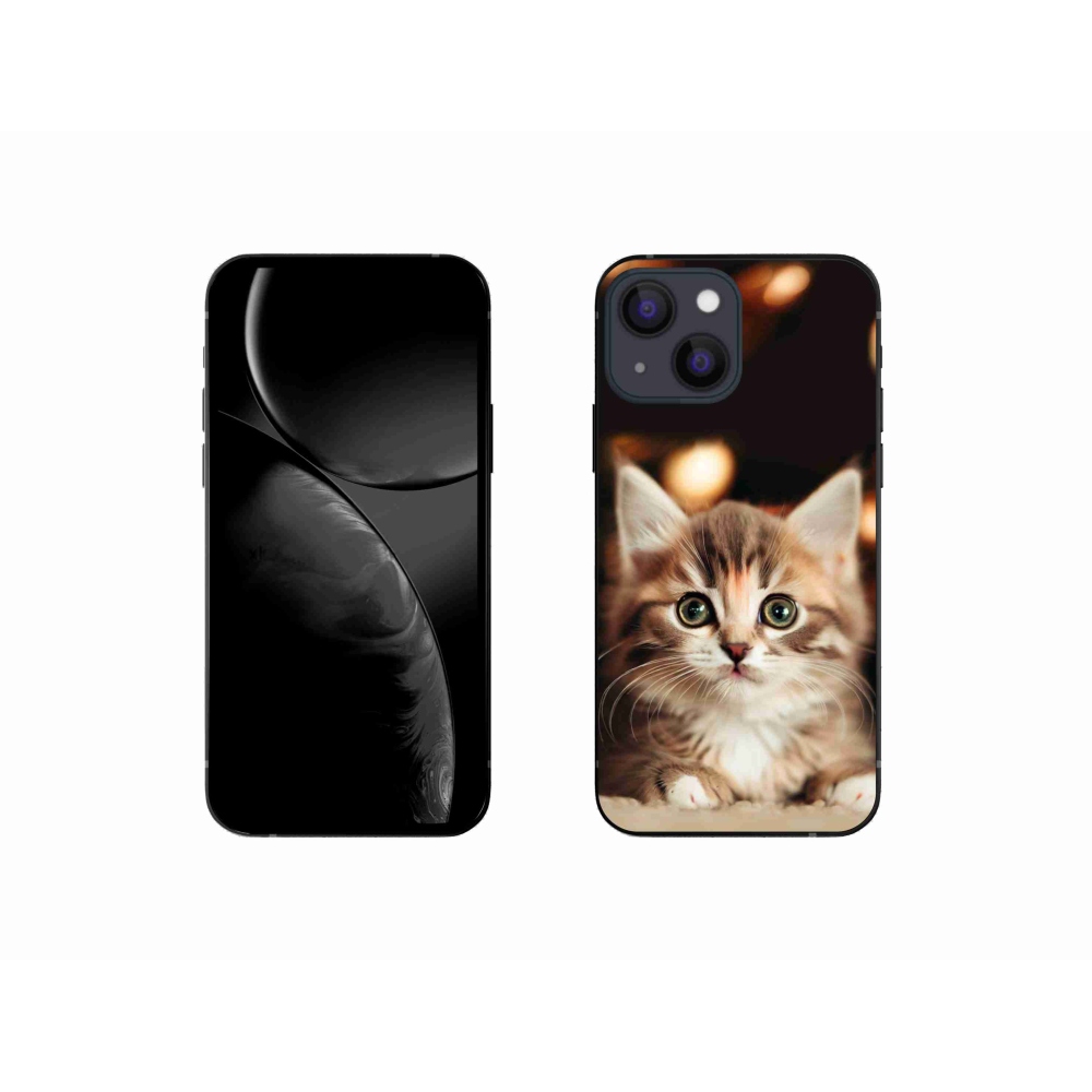 Gél borítás mmCase iPhone 13 mini 5.4 készülékhez - aranyos cica 2