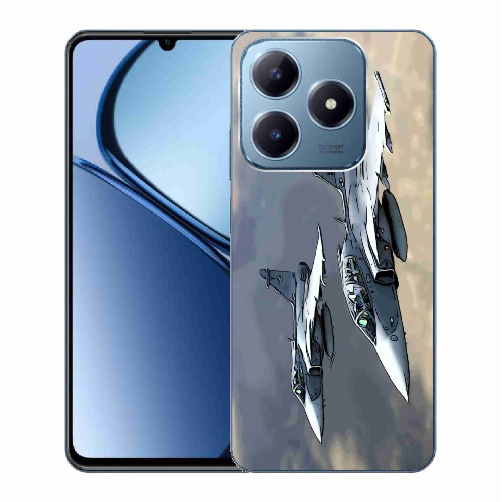 Zselés borítás mmCase a Realme C63-hoz - vadászrepülők