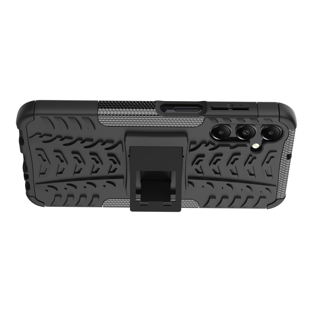 Kick tartós hibrid borítás Samsung Galaxy A15 4G/5G készülékhez - fekete