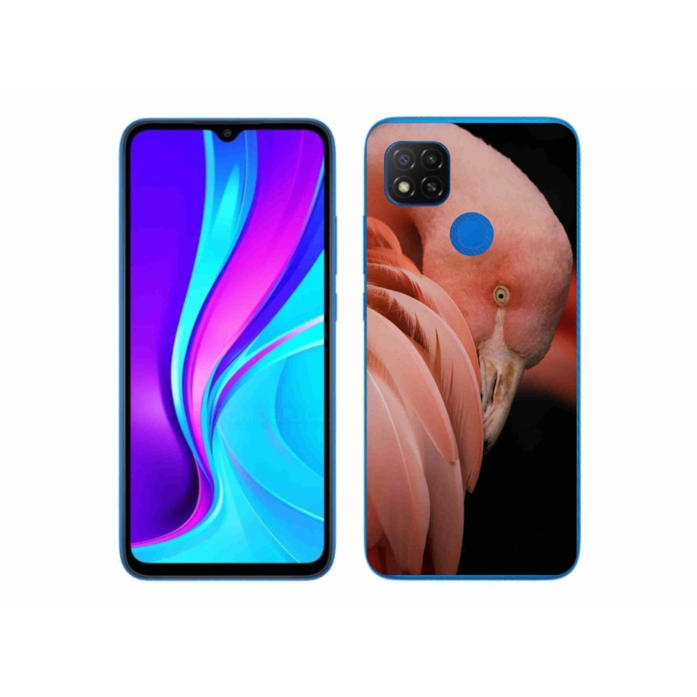 Gél borítás mmCase a Xiaomi Redmi 9C-hez - flamingó 3