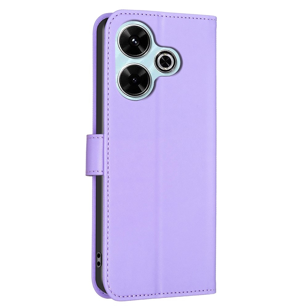 Clover könyv tok Xiaomi Redmi 13 4G/Poco M6 4G - lila