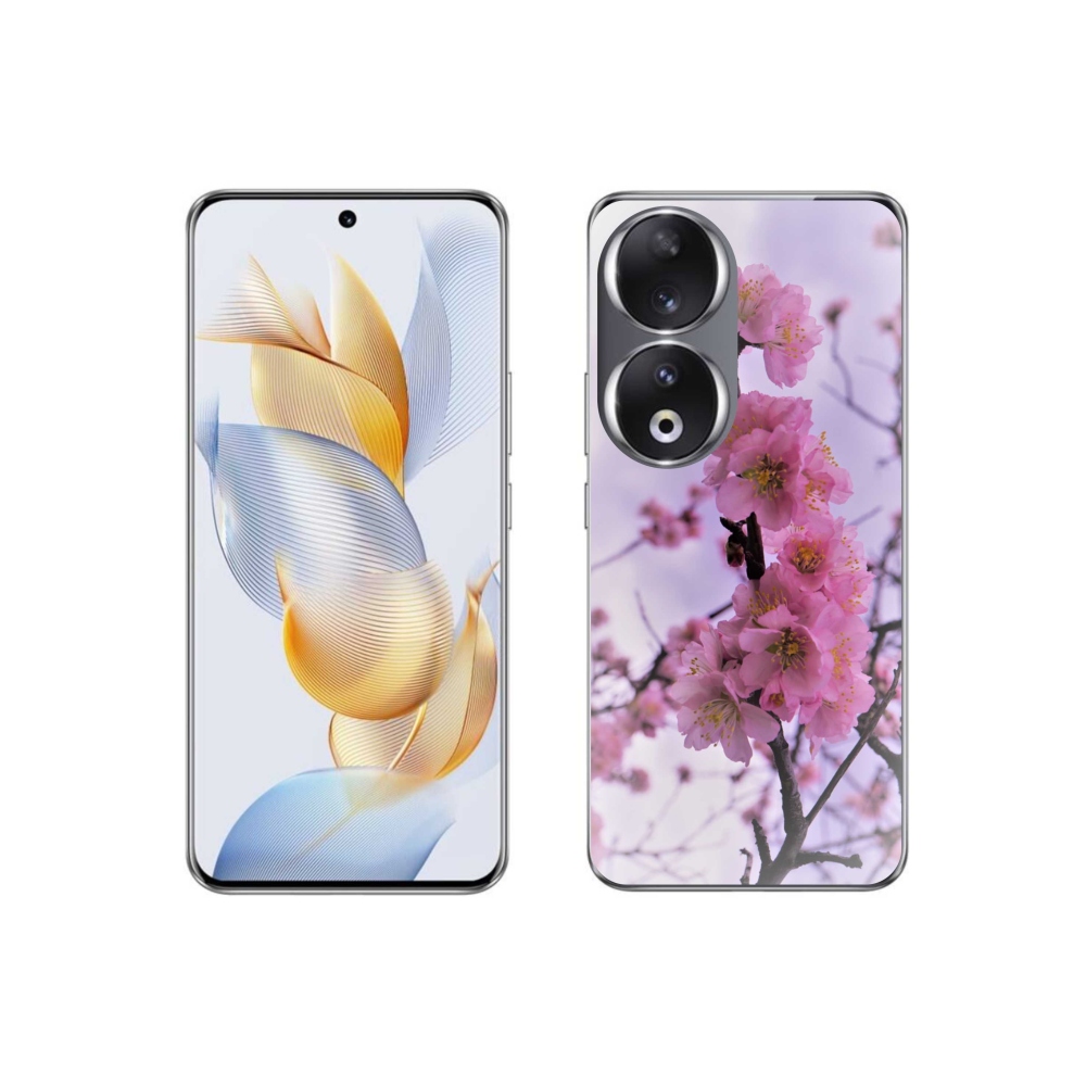 Zselés borítás mmCase a Honor 90 - virágokhoz 7