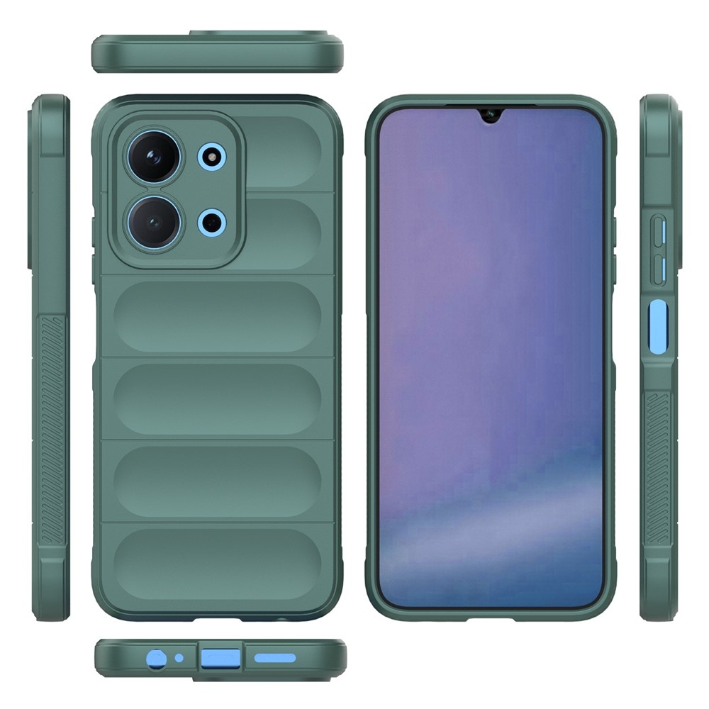Rugg tartós gél tok Xiaomi Redmi 15C 4G (171mm)/Poco C85 4G (171mm) - zöld