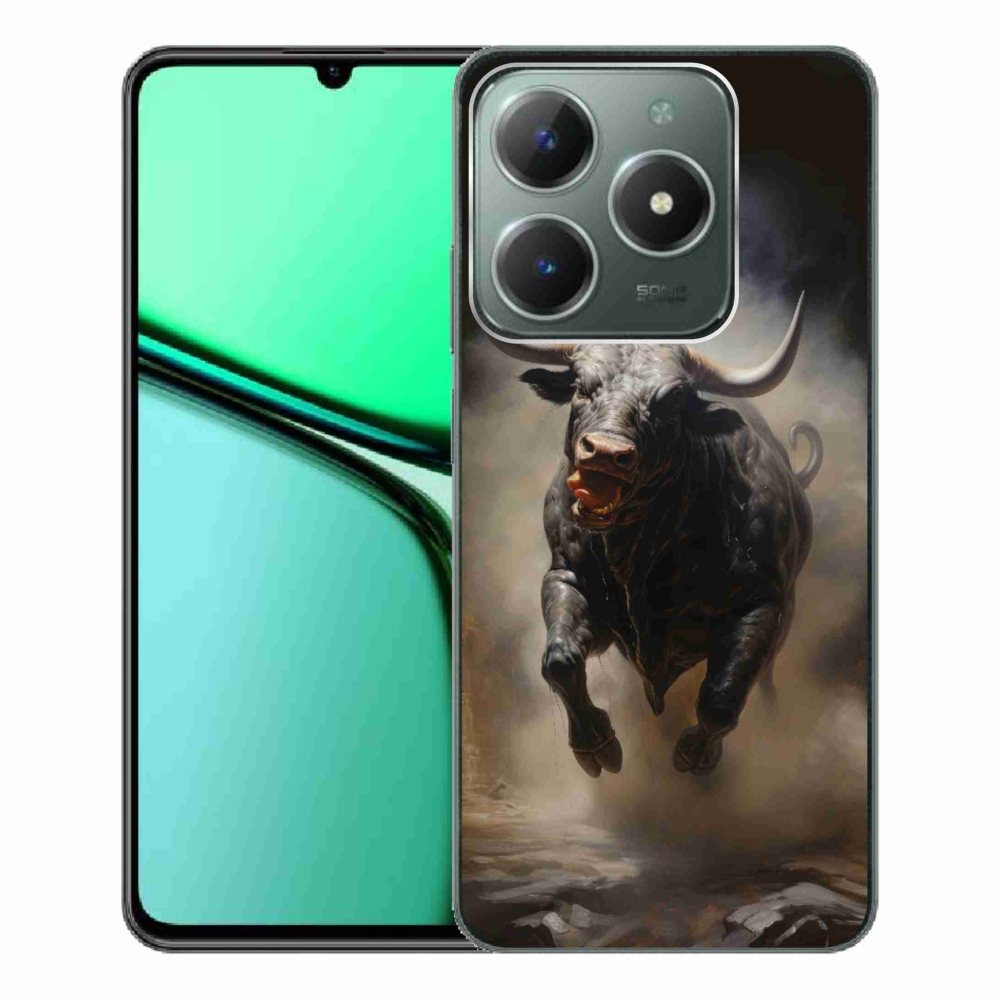 Zselés borítás mmCase a Realme C61 készülékhez - dühös bika
