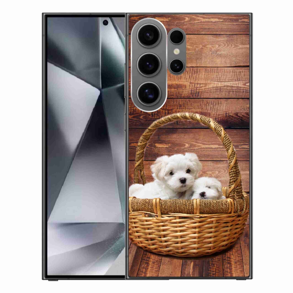 Gél védőhuzat mmCase Samsung Galaxy S24 Ultra - kölyökkutyákhoz
