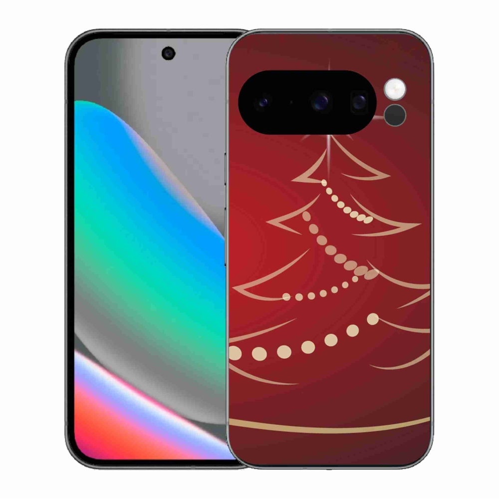 Gél borítás mmCase a Google Pixel 10 Pro számára - karácsonyfa karikatúra