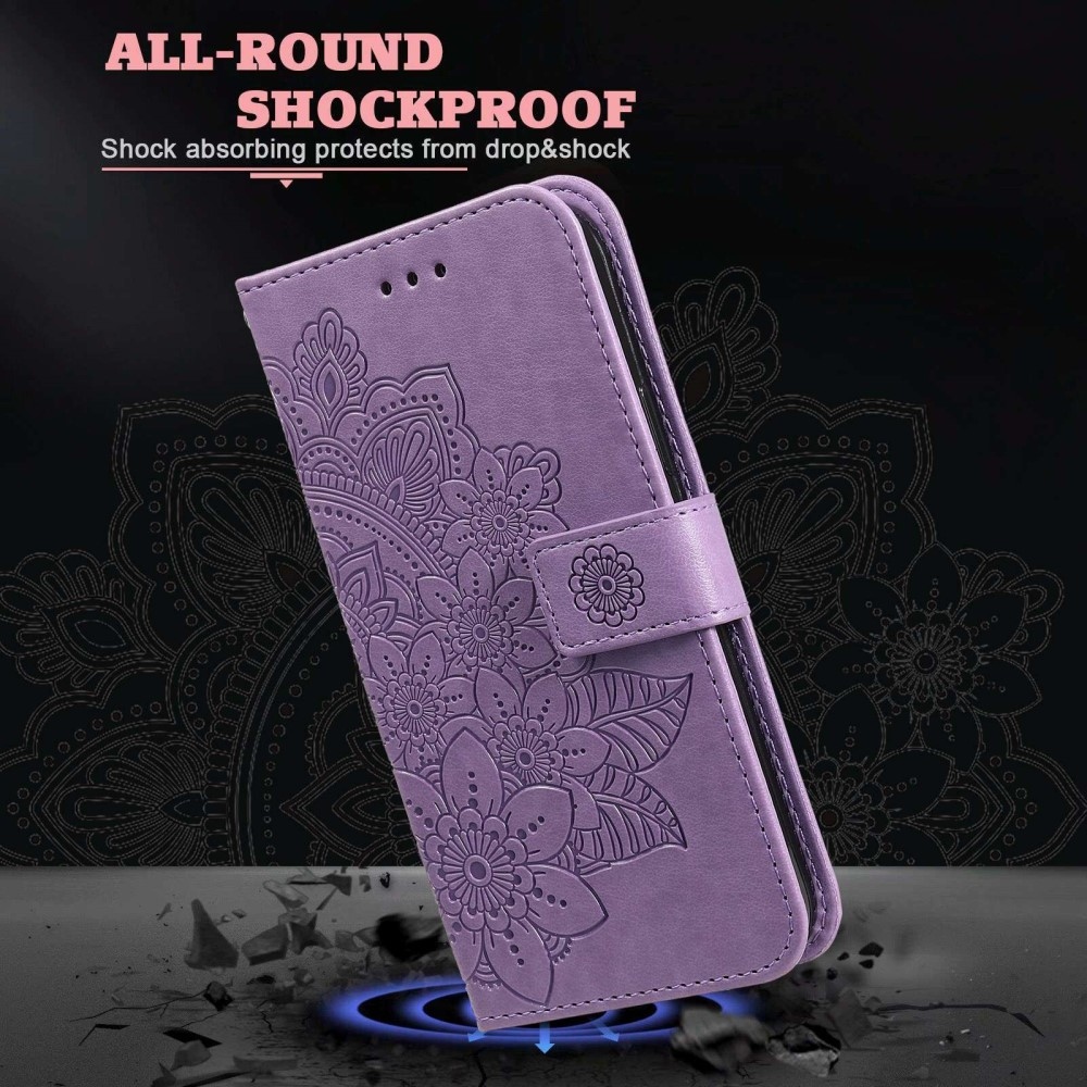 Mandala könyv tok az Oppo Find X5 Lite készülékhez - lila