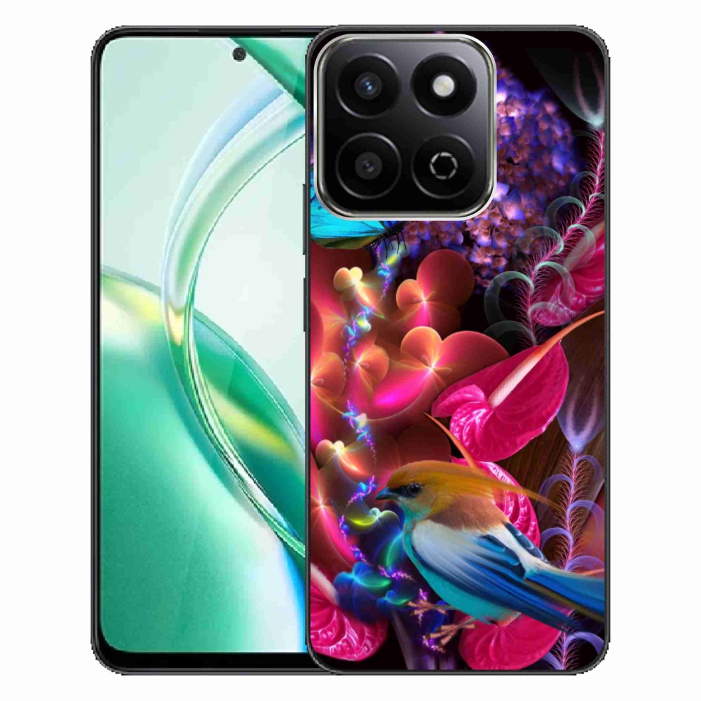 Zselés borító mmCase a Honor 200 Smart 5G készülékhez - színes virágok