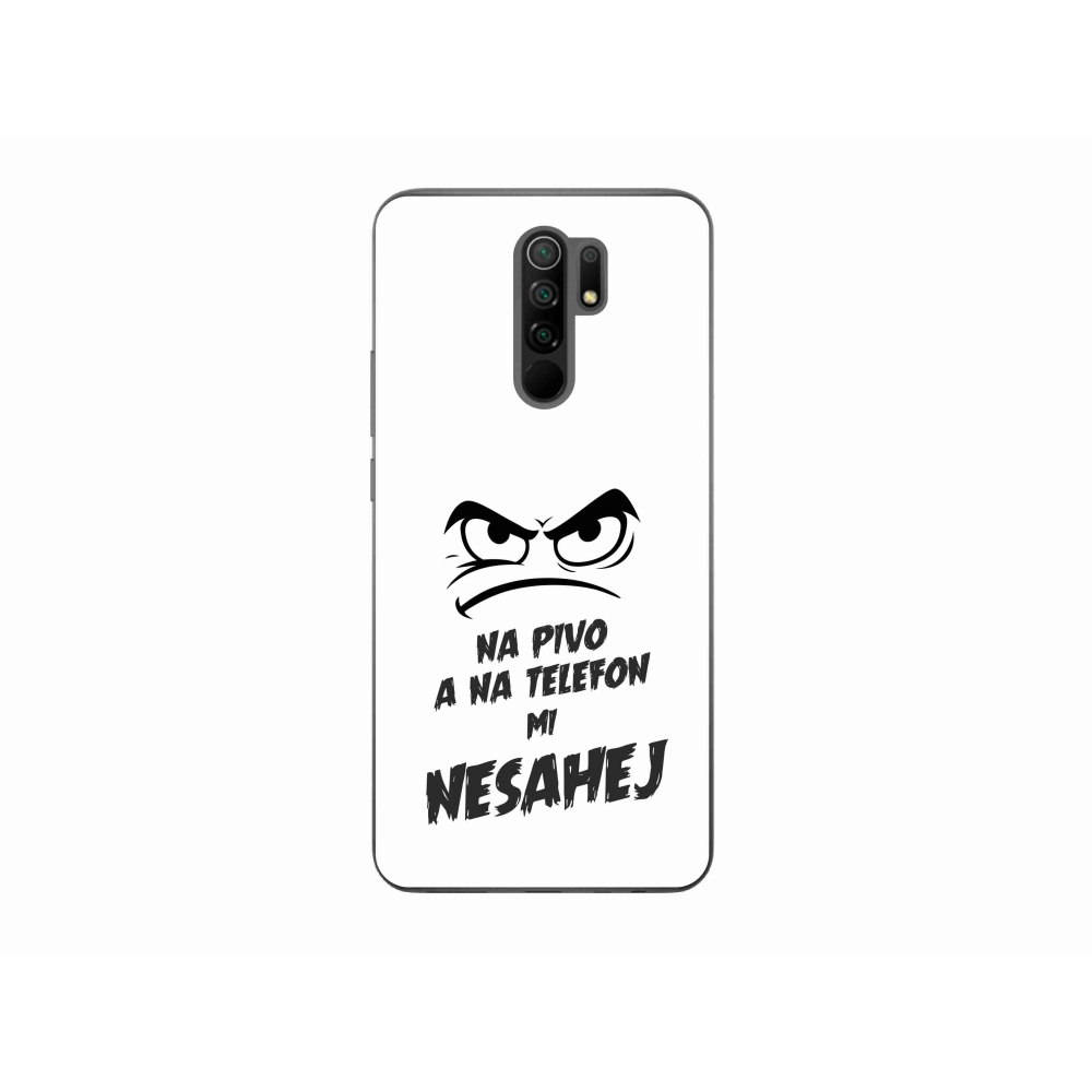 Gél borító mmCase a Xiaomi Redmi 9 - sör motívum 2 fehér háttérrel