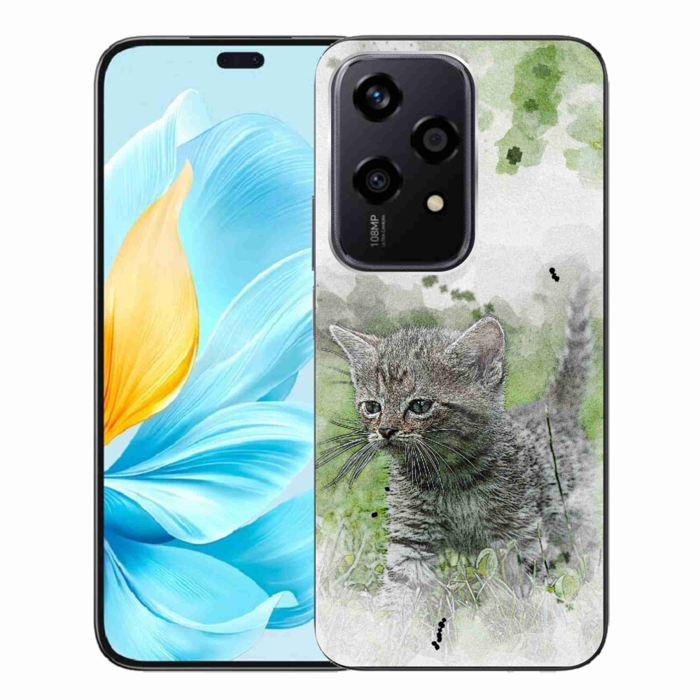 Gél borító mmCase a Honor 200 Lite 5G számára - aranyos cica 1