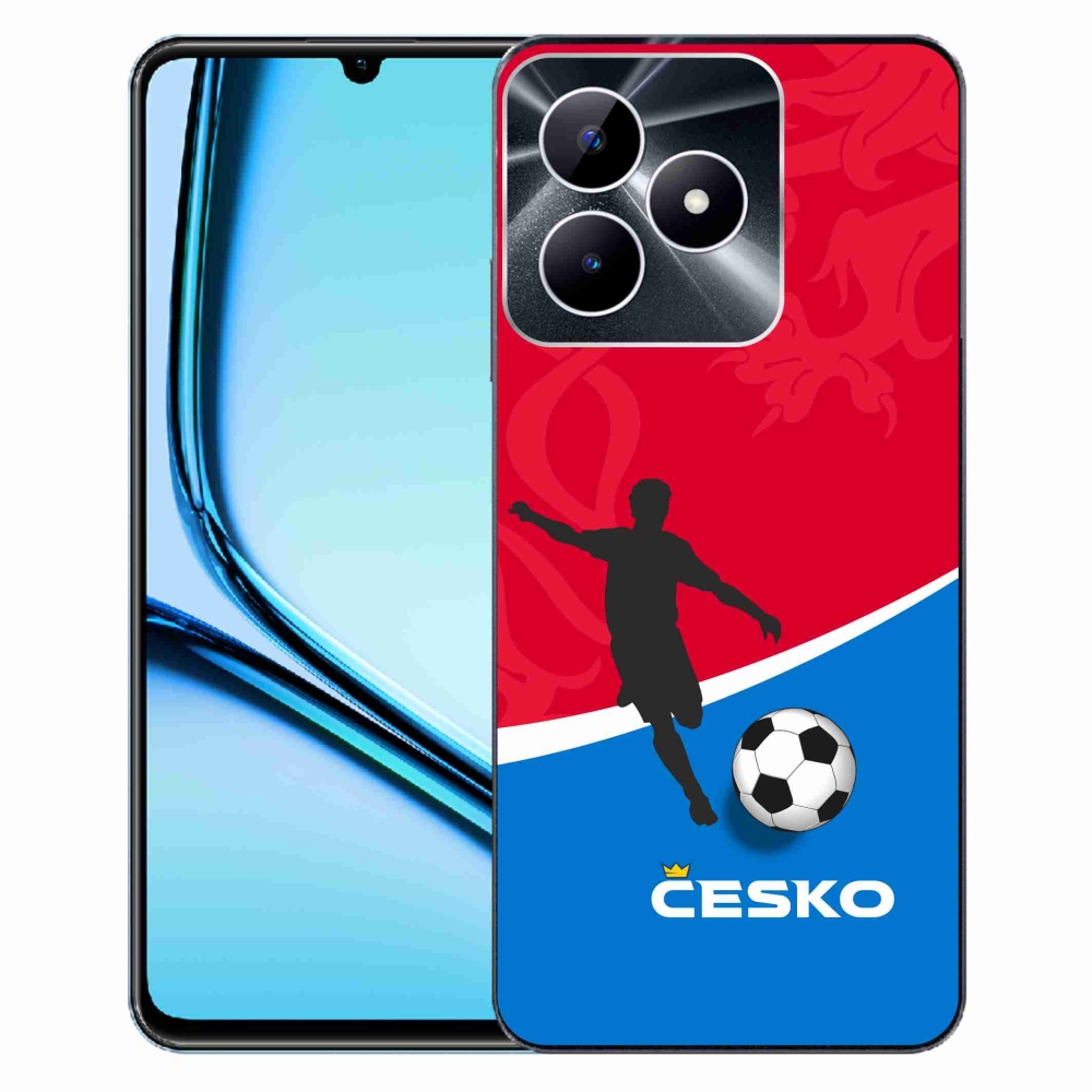 Gél borítás mmCase for Realme Note 50 - foci Csehország