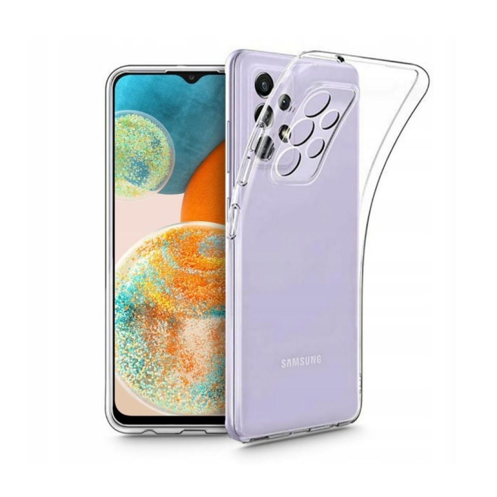 Átlátszó zselés tok Samsung Galaxy A23 4G/5G készülékhez - átlátszó
