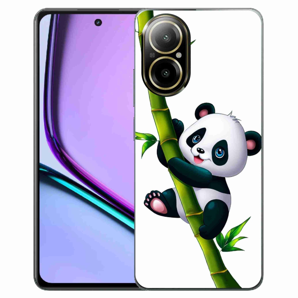 Gél borítás mmCase a Realme C67 készülékhez - bambusz pandával
