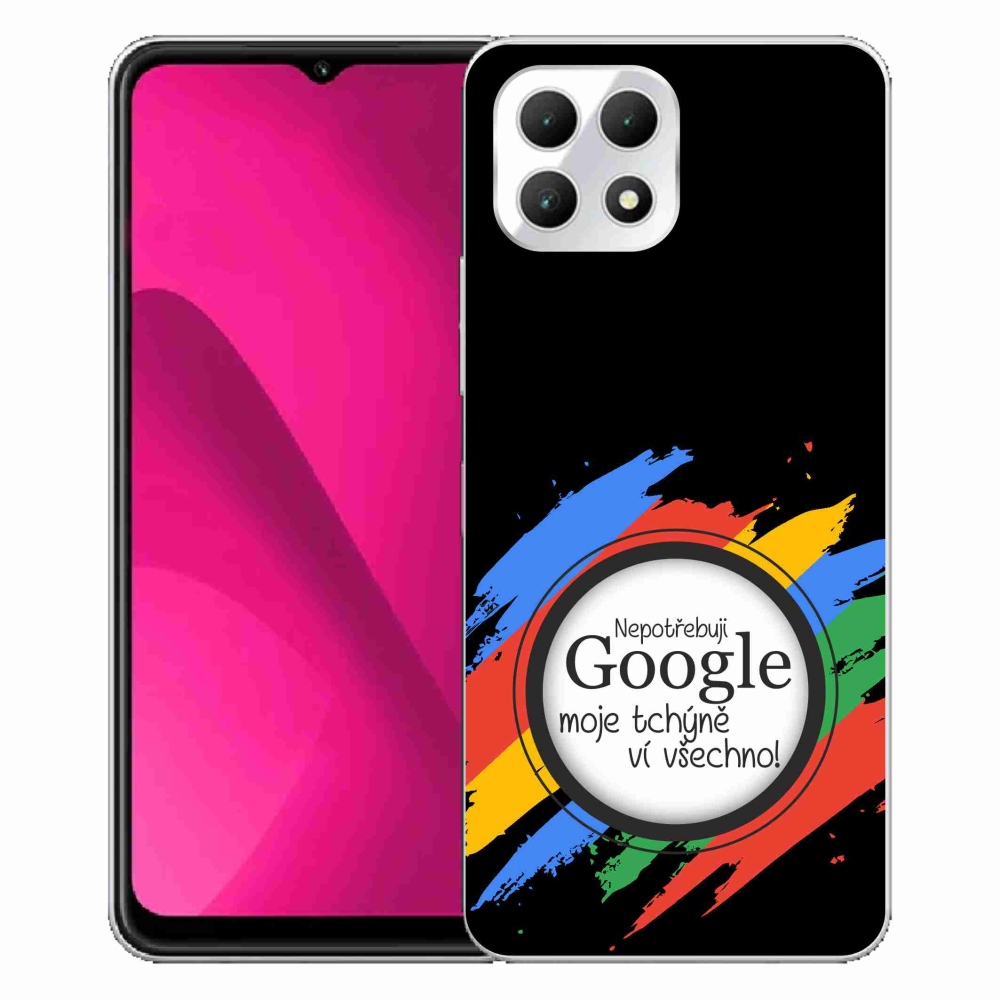 Gél borító mmCase a T-Mobile T Phone 2 - anyós tudja, hogy minden fekete háttérrel