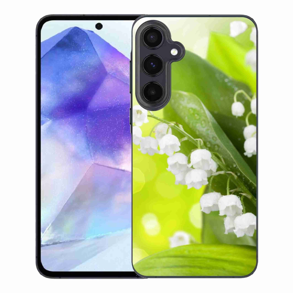 Gél borító mmCase Samsung Galaxy A55 5G - lily of the valley - gyöngyvirág