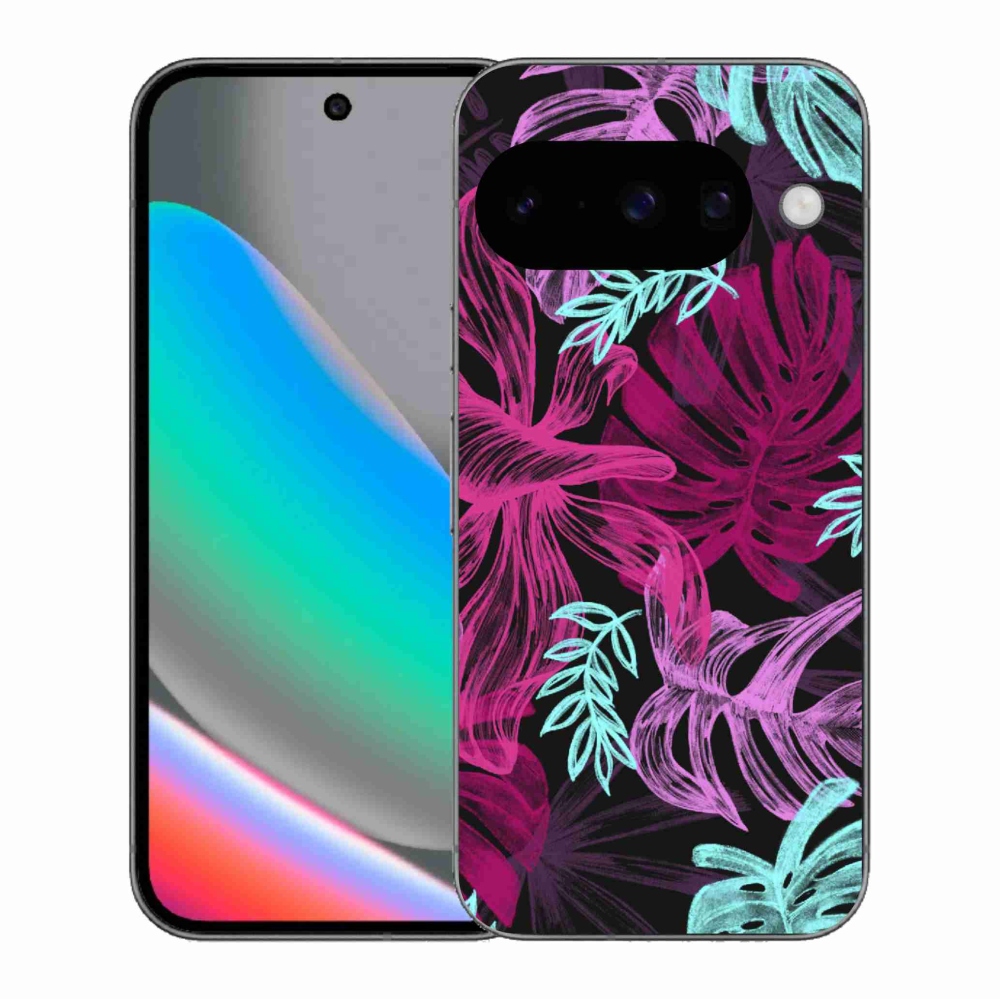 Zselés borítás mmCase a Google Pixel 10 számára - virágok 1