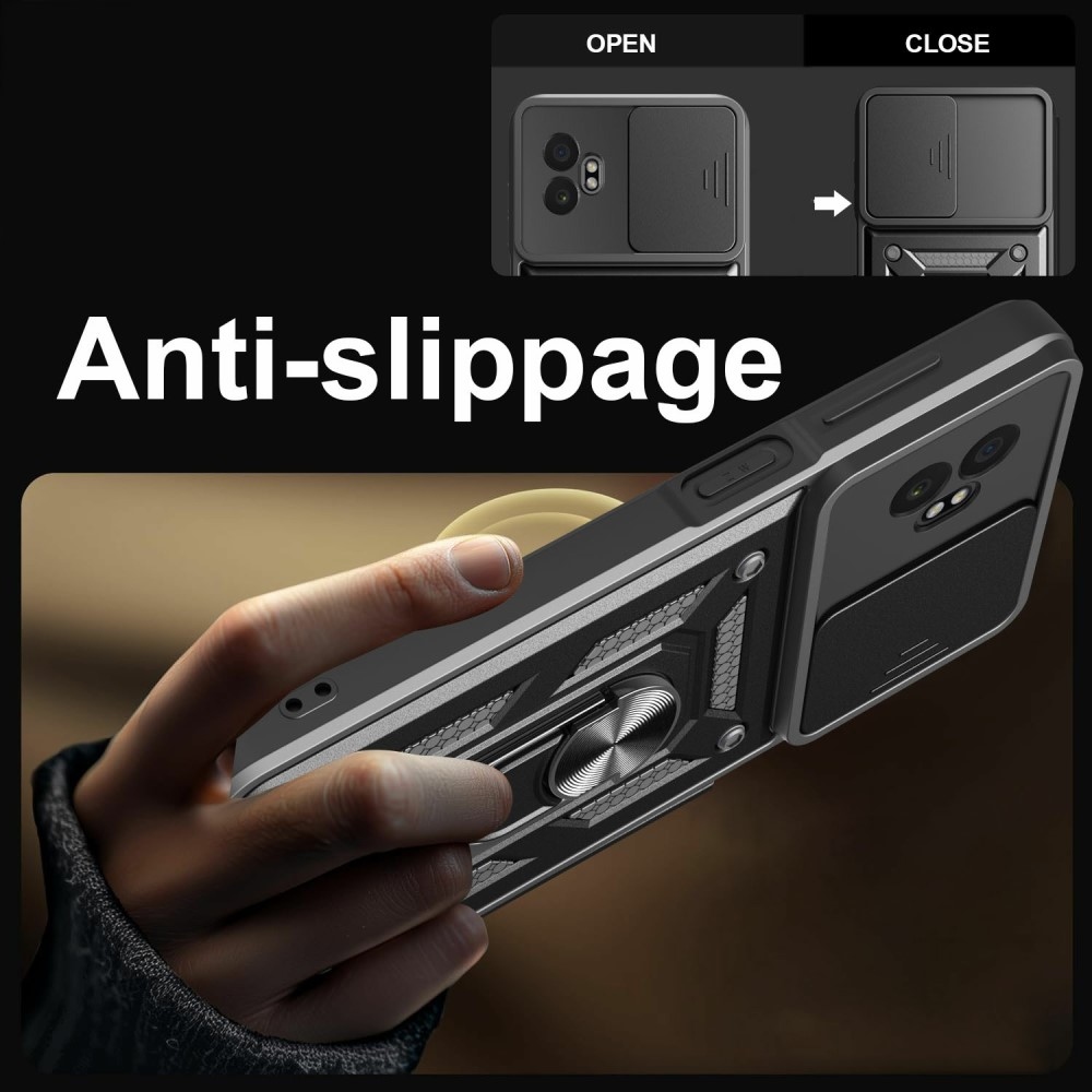 Csúszásálló borítás Samsung Galaxy Xcover 7 Pro készülékhez - fekete