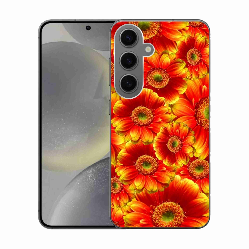 Zselés borítás mmCase Samsung Galaxy S24 készülékhez - gerbera 1