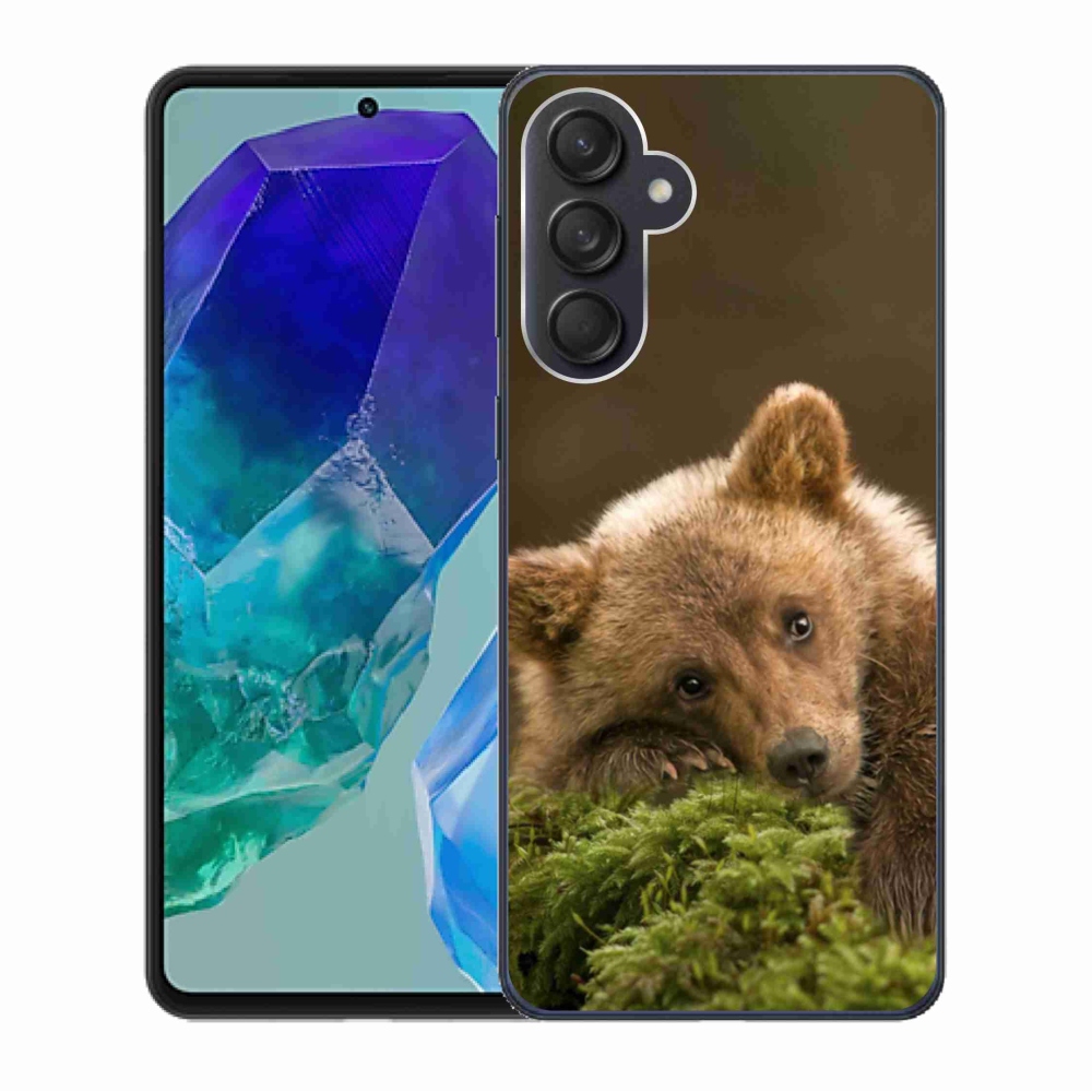 Gél védőhuzat mmCase Samsung Galaxy M55 5G - medve