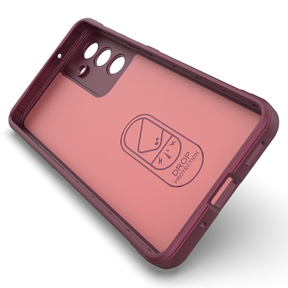 Rugg tartós zselés tok Samsung Galaxy M55 5G - bordó színben