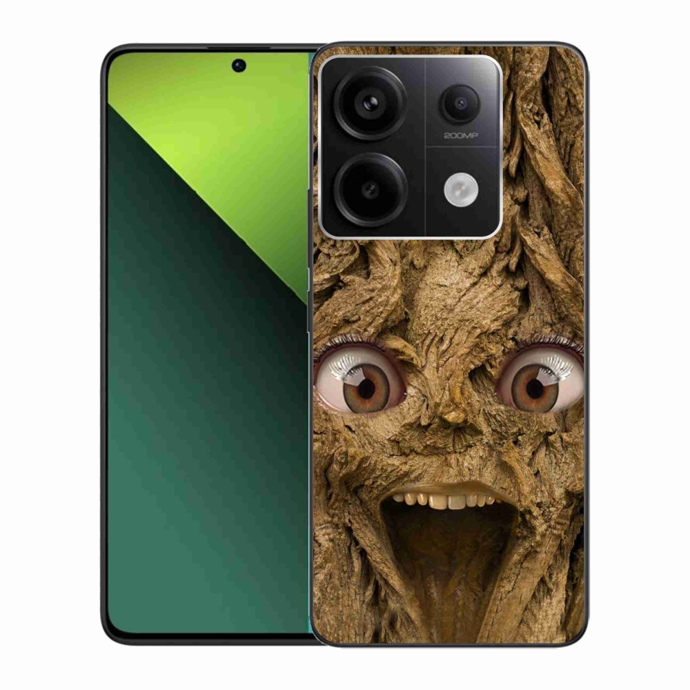 Gél borító mmCase a Xiaomi Redmi Note 13 Pro 5G/Poco X6 5G számára - boldog fa szemekkel