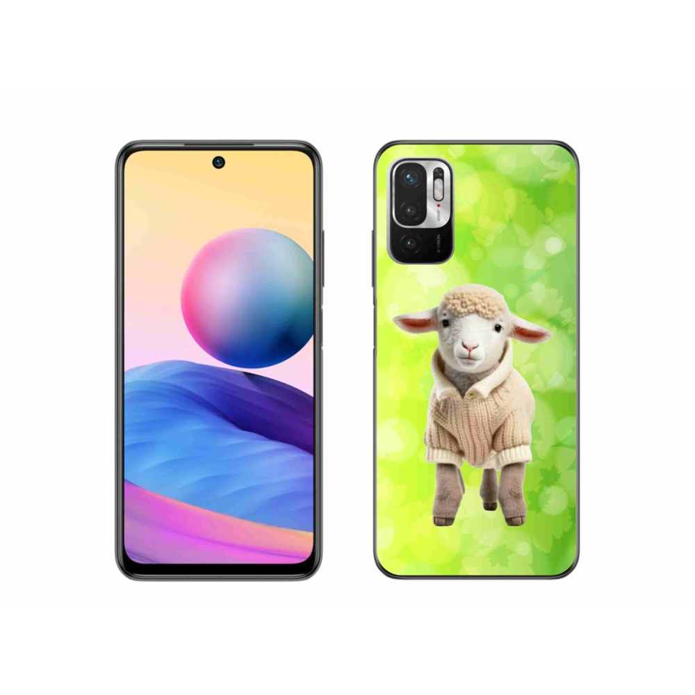 Gél borítás mmCase a Xiaomi Redmi Note 10 5G-hez - bárány pulóverben