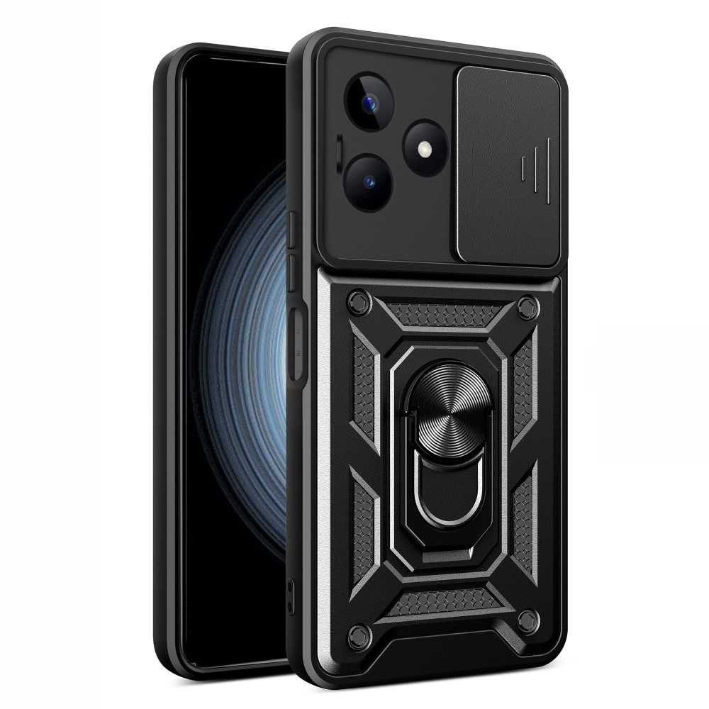 Csúszásálló borítás a Realme C51/C53 készülékhez - fekete